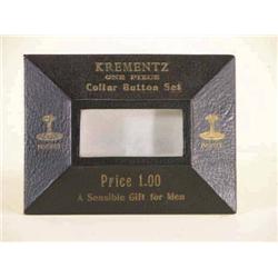 "Krementz" Collar button display
