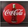 Image 1 : 36" Coke Button with Bottle Porcelain