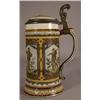 Image 1 : Mettlach - 1/2 Liter Stein gambling
