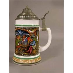 1/2 Liter Stein With Playing Card Design gambling