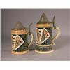 Image 1 : Two 1/2 Liter German Steins gambling