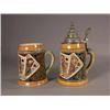 Image 1 : Two 1/2 Liter German Steins gambling