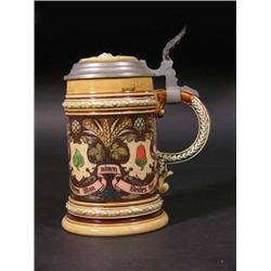 Mettlach - 1/2 Liter German Stein gambling