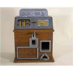 Caille 3 Reel Oak Cabinet - Trade Stimulator