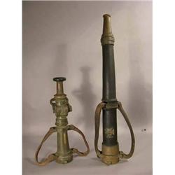 Two Fire Hose Nozzles