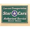 Image 1 : "Stars Cars" Porcelain Sign