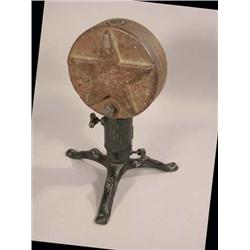 Very Rare Circular Star Windmill Weight