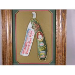 Highland Brand Evaporated Crème Sign