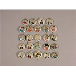 24 Kelloggs Pep Pin Backs