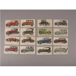 66 Motor Car Tobacco Cards