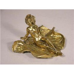 Brass Plated "Naughty"