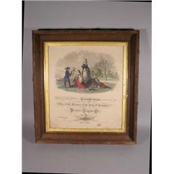 Fire Certificate for Brooklyn Engine Co