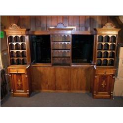 Early Barber Shop Back Bar 1850s-1870s