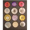 Image 1 : Mother Of Pearl Chips and Markers Gaming Set