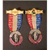Image 1 : Celluloid Ribbon and Fire Medal