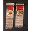 Image 1 : Two Fire Fighting Celluloid Button Ribbons