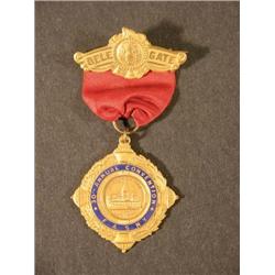 10 Kt Gold Fire Fighting Medal