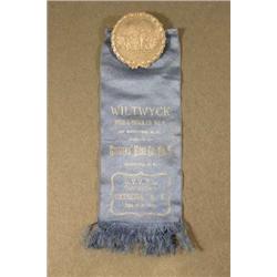 Fire Fighting Medal and Ribbon