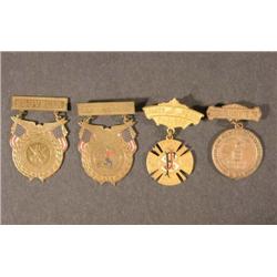 Extension Pins, Fire Fighting Medals