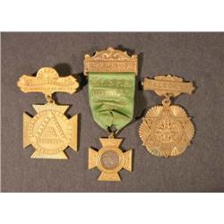 Three Fire Fighting Medals
