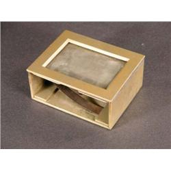 Nickel Silver Faro Card Dealers Box