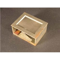 Nickel Silver Faro Dealers Box