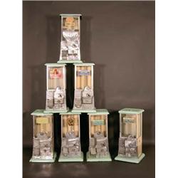 Masters Set Of 7 Gumball and Peanut Machines