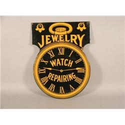 Jewelry and Watch Repair Porcelain Sign