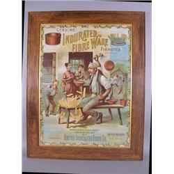 Paper Poster Sign For Indurated Fibreware