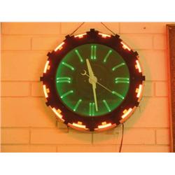 Neon Clock, 1930s-40s