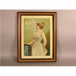 RandG Corsets Tin Sign