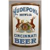 Image 1 : Hudepohl Brewing Co Vitrolite Corner Sign