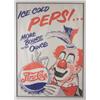Image 1 : 1940 "Pepsi" Poster Sign