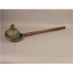 Presentation Fire Torch Brass With Wood Handle