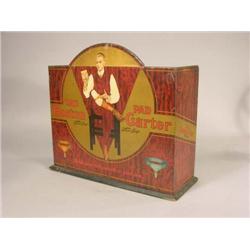 Tin "Boston Garter" Display