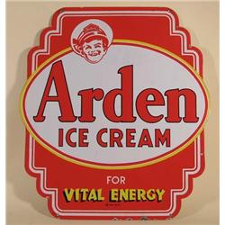 "Arden Ice Cream" Porcelain Sign