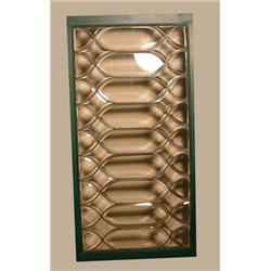 Three Leaded Beveled Glass Windows