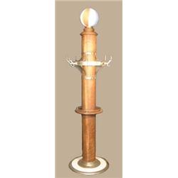 Oak Barber Shop Hat/Coat Rack