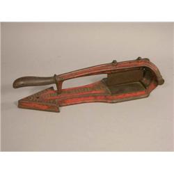 Cast Iron Spear Head Tobacco Cutter