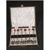 Image 1 : Silver Plate Box Set Sugar Spoons