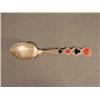Image 1 : Silver Enameled Card Suit Handle Spoon