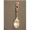 Image 1 : Silver Enamled Card Suit Spoon