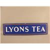 Image 1 : Porcelain Sign For Lyons Tea