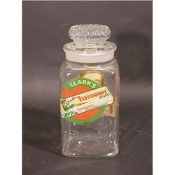 Clarks Peppermint Gum Jar