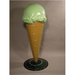 Tin Ice Cream Cone Display