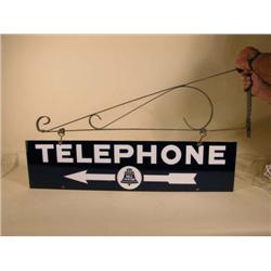"Telephone" Porcelain Sign