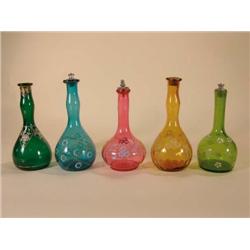 Five Barber Bottles