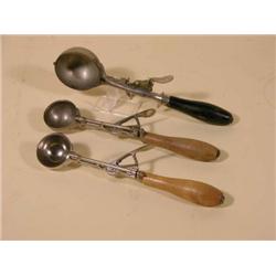 Three Ice Cream Scoops