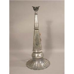 Silver Plate Fire Trumpet