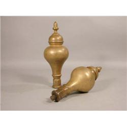 Pair Of Brass Fire Torches